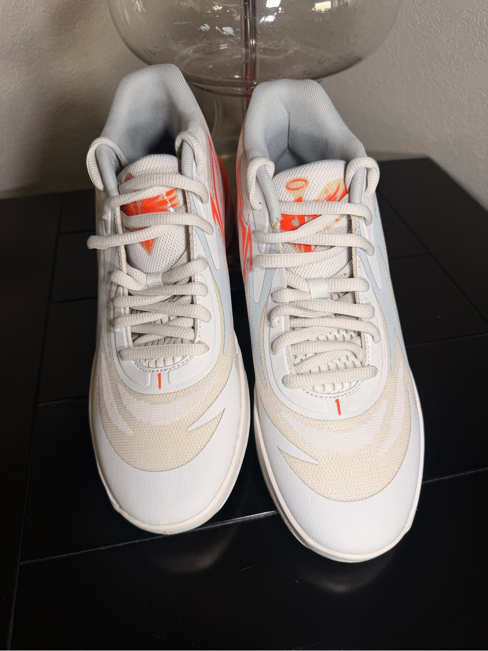 🔥 PUMA MB.01 LaMelo Ball (White / Orange Accent) 🔥